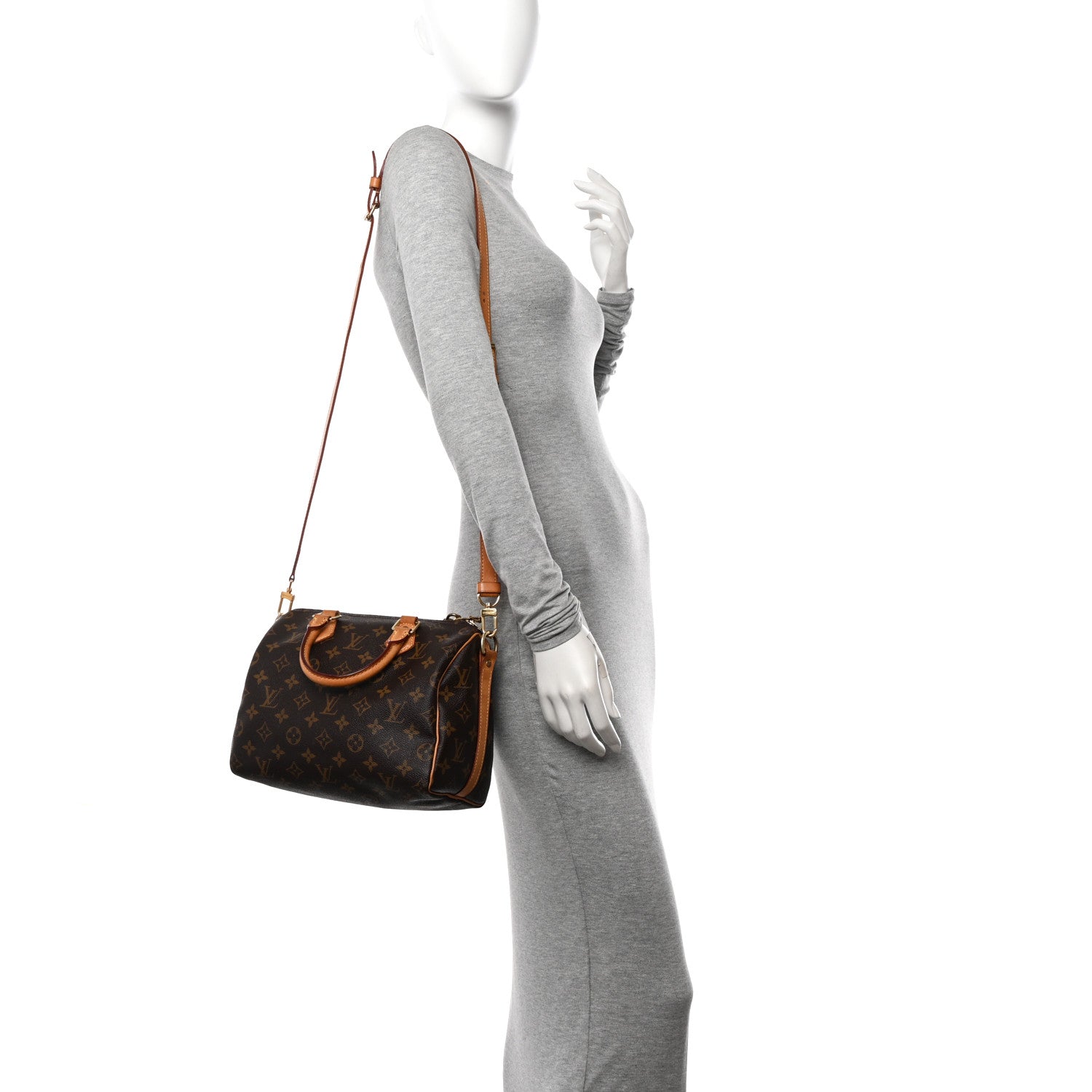 Louis Vuitton Monogram Speedy Bandouliere 25 2 of 15