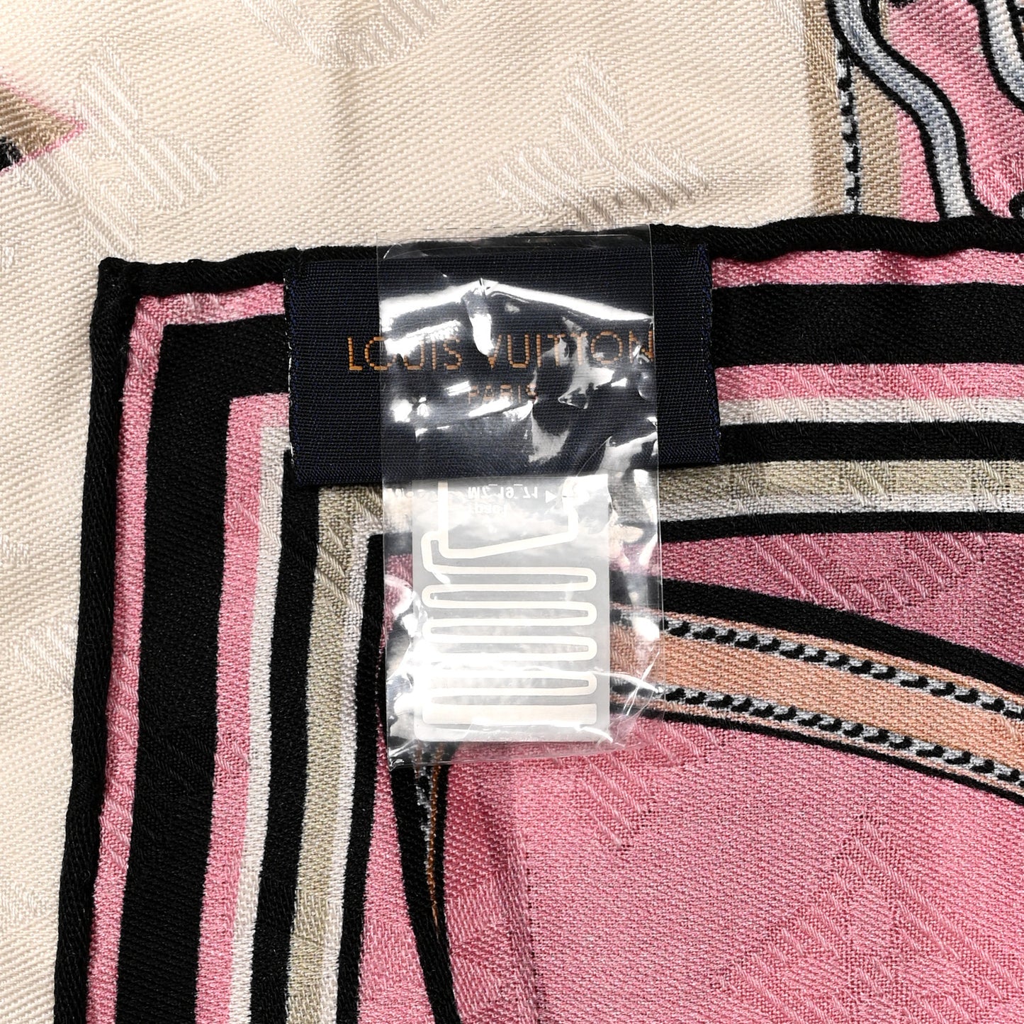 Silk Monogram My Everything Square Scarf Cream