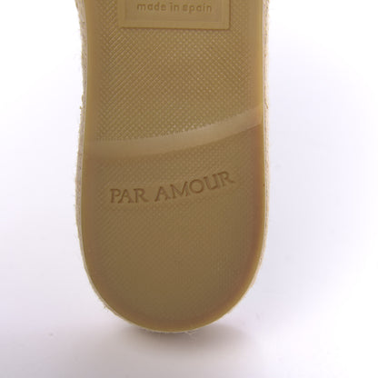 Gucci Nappa Matelasse GG Marmont Espadrille Slide Sandals 35 New Shamarock 9 of 11