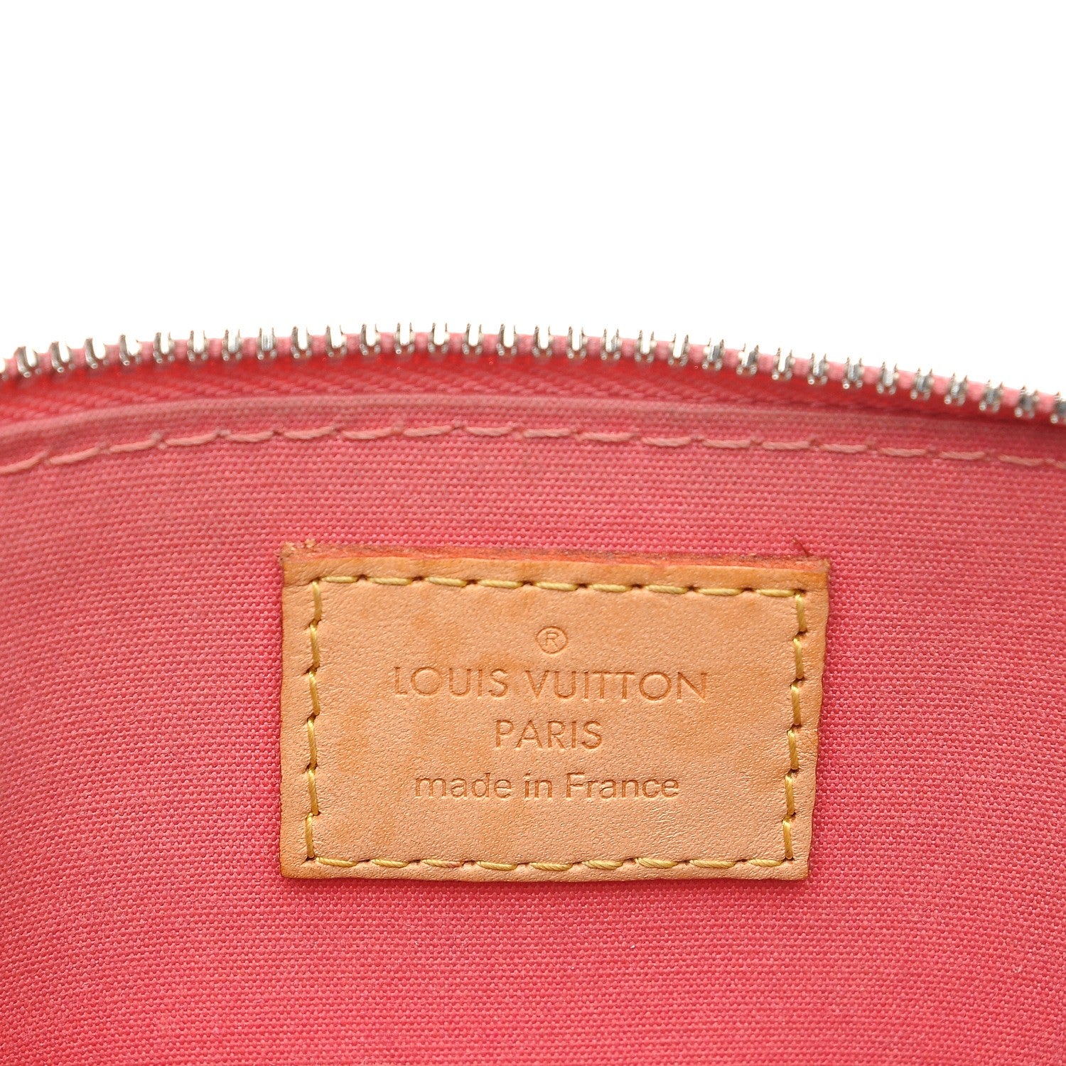 Louis Vuitton Vernis Alma BB Poppy 11 of 12