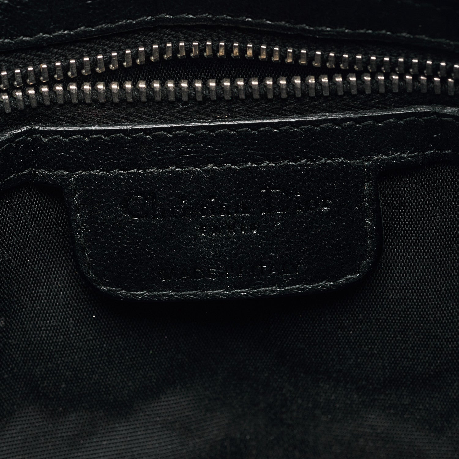 Christian Dior Lambskin Cannage Large Lady Dior Convertible Clutch Black 6 of 6
