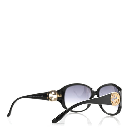 Gucci Acetate Crystal GG Sunglasses GG3578/S Black 4 of 9