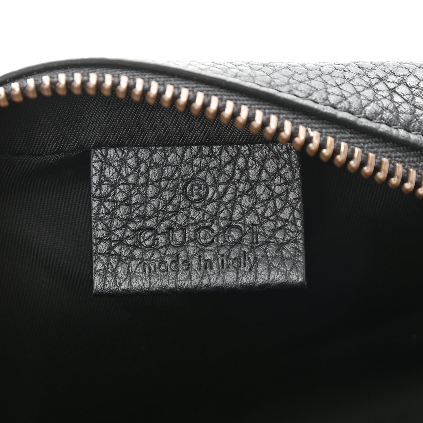 Pebbled Calfskin Mini Soho Disco Bag Black