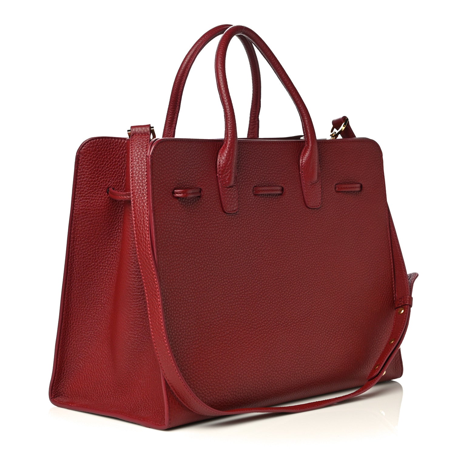Mansur Gavriel Tumbled Calfskin Large Sun Bag Rococo 3 of 9