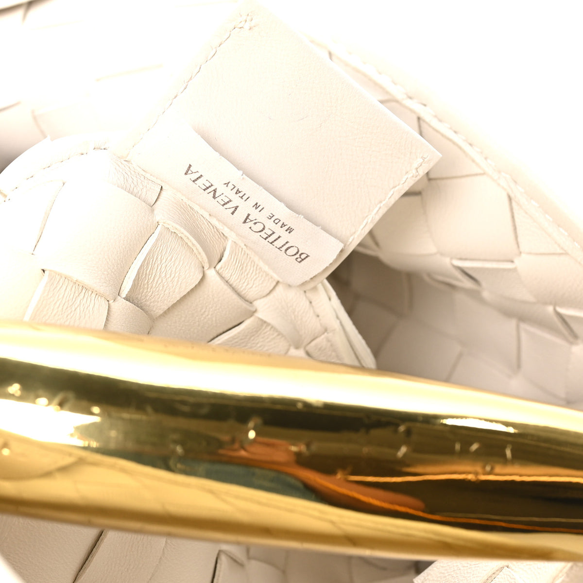 Nappa Intrecciato Sardine Bag Chalk