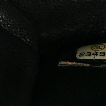 Chanel Caviar Lizard Embossed Quilted Small Coco Handle Flap Black 6 of 9