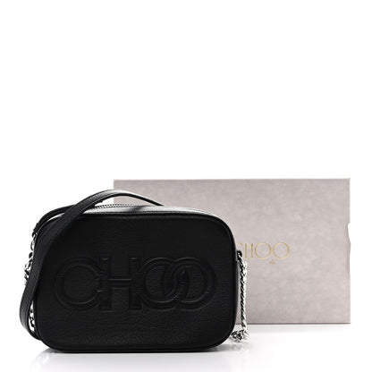Jimmy Choo Calfskin Logo Camera Bag Black 4 of 11