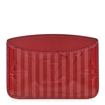 Louis Vuitton Vernis Rayures Mirror Case Pomme D'Amour 1 of 8