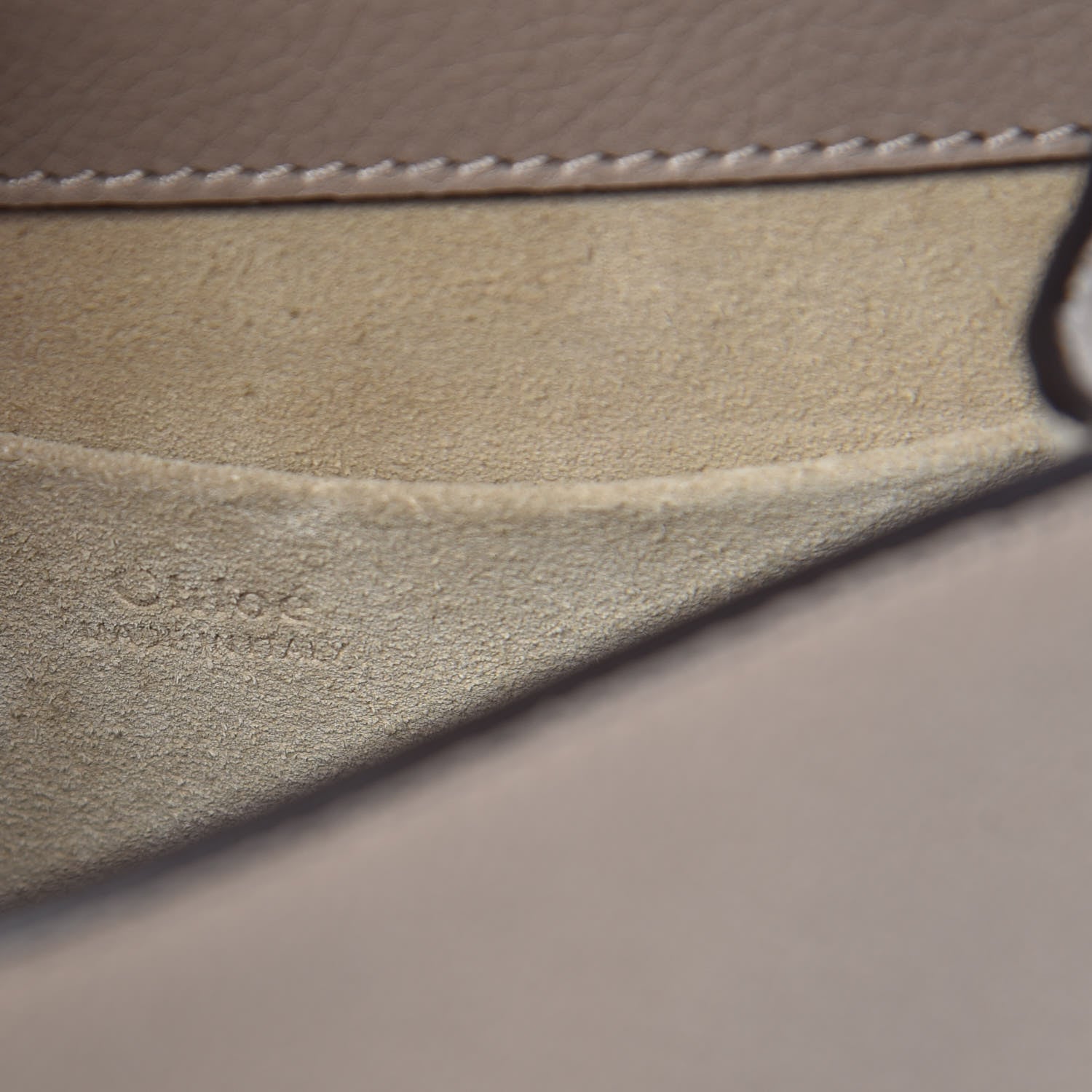 Chloe Calfskin Suede Small Nile Bracelet Bag Motty Grey 6 of 9