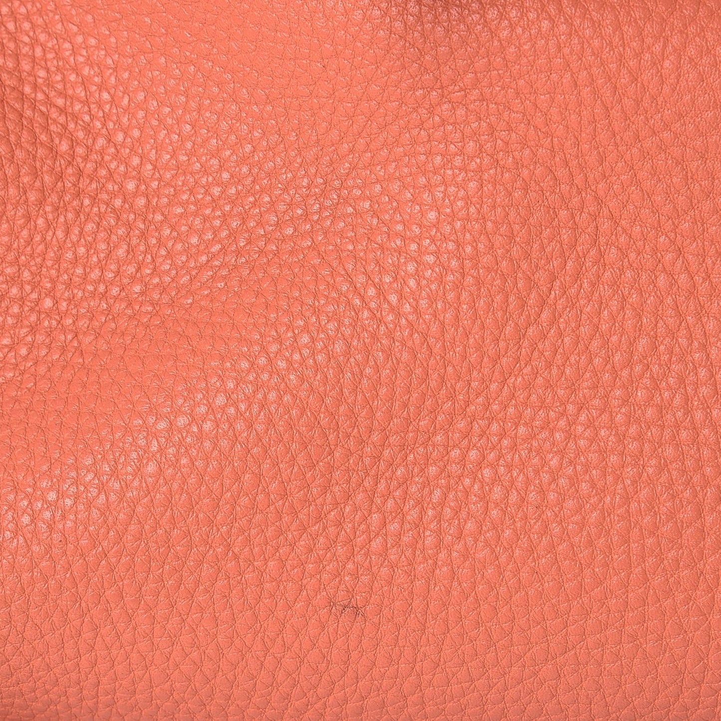 Grained Calfskin C-Rockee Fringe Tote Coral