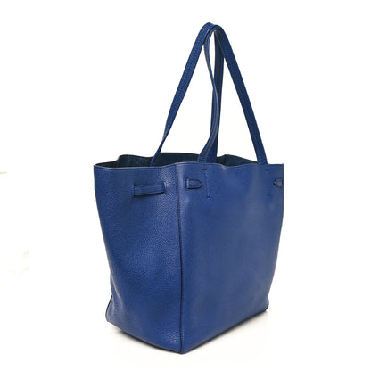 Celine Soft Grained Calfskin Small Belt Cabas Phantom Deep Blue 3 of 10