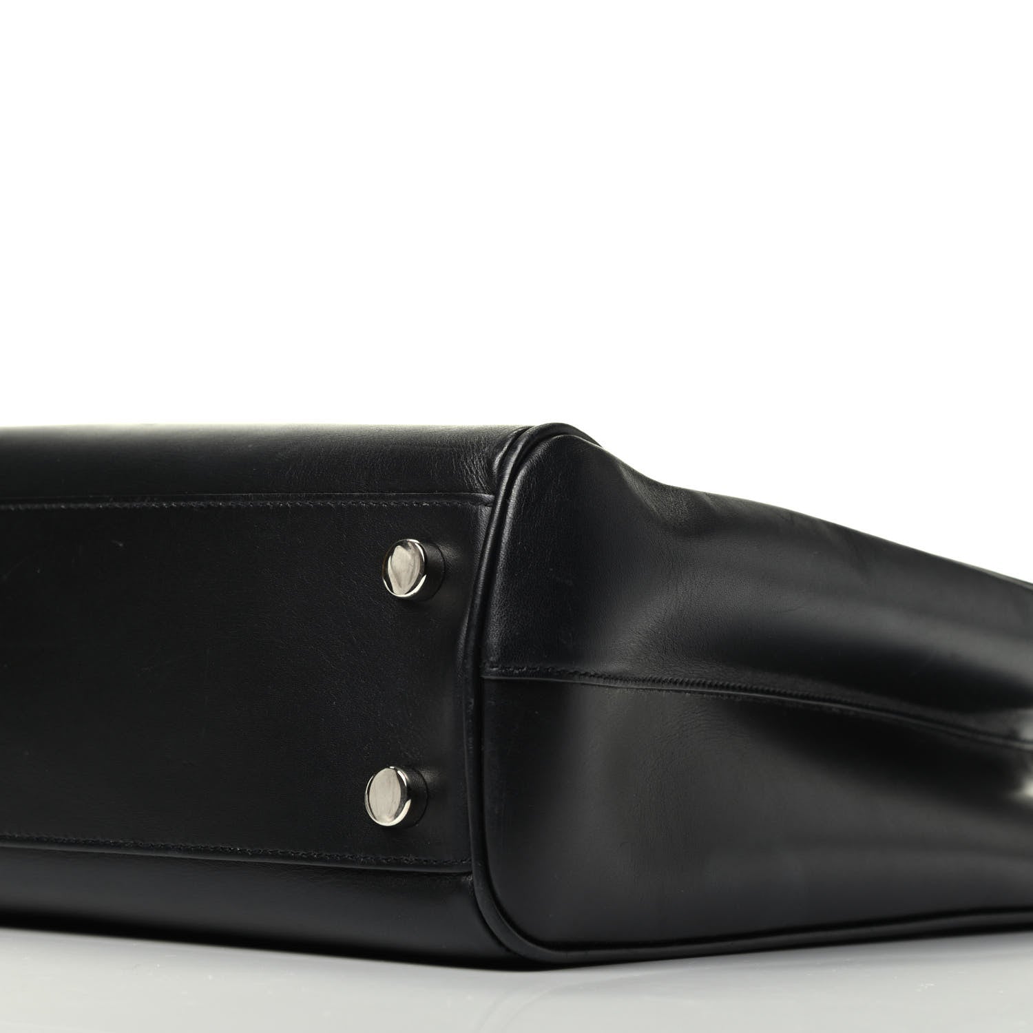 Saint Laurent Calfskin Classic Monogram Shopping Bag Black 8 of 8