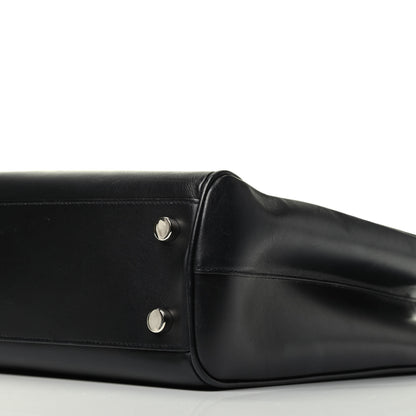 Saint Laurent Calfskin Classic Monogram Shopping Bag Black 8 of 8