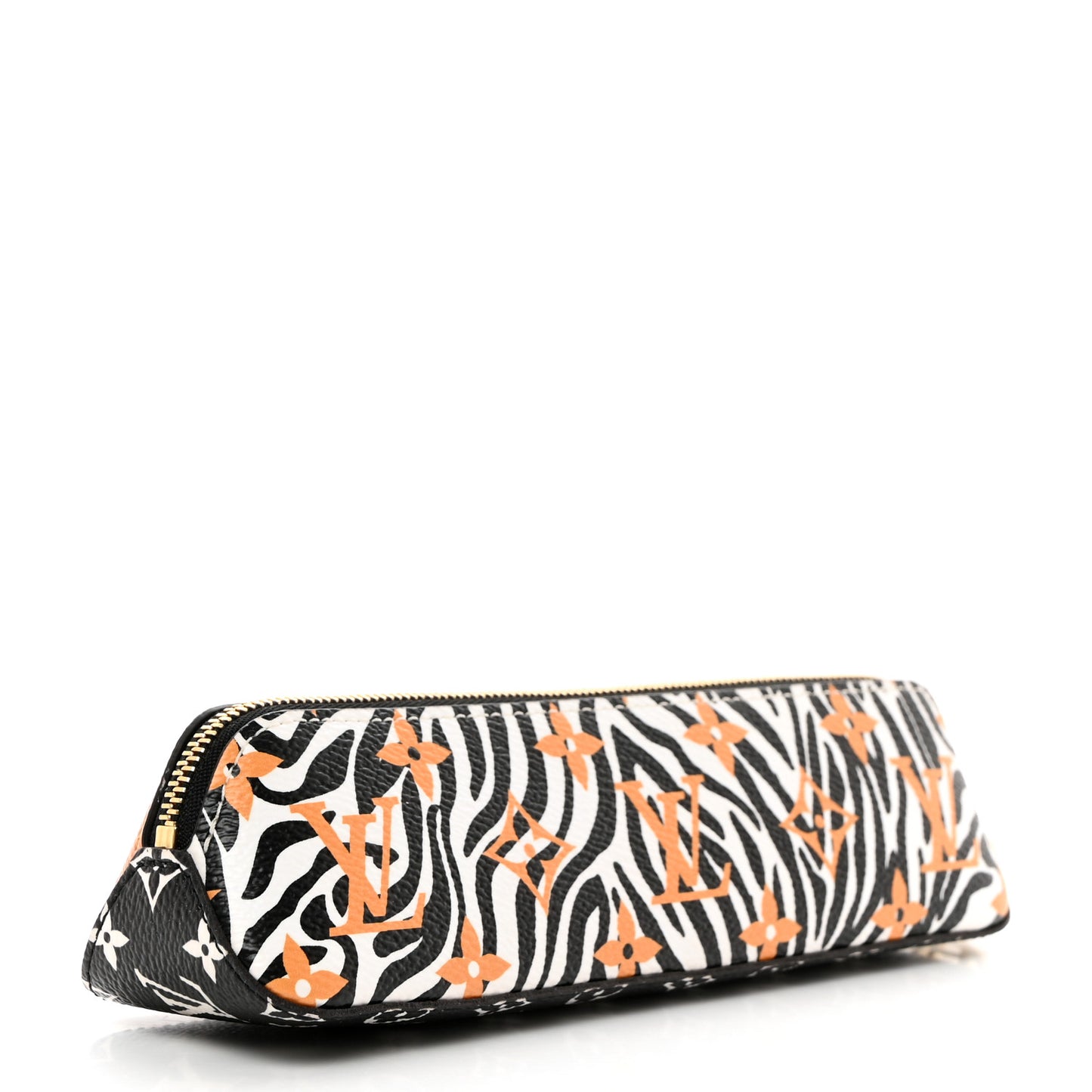 Monogram Giant Jungle Elizabeth Pencil Pouch Caramel
