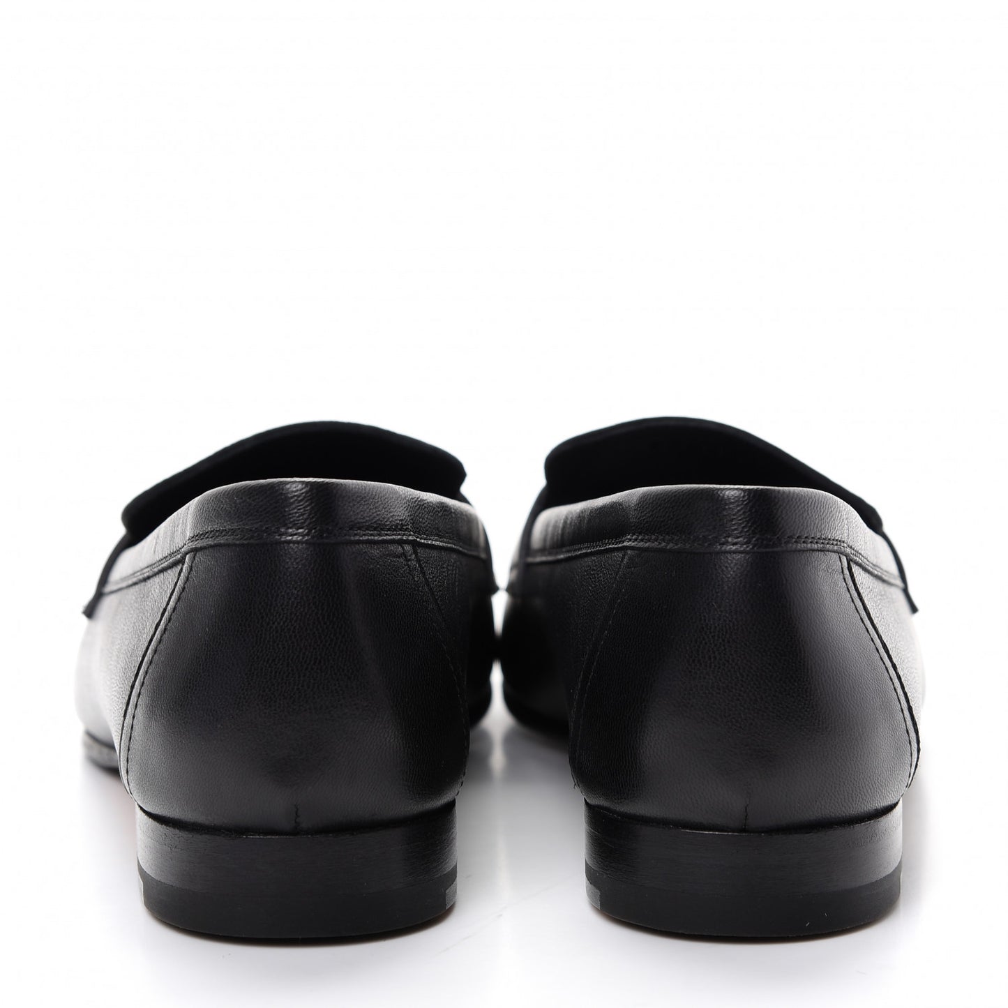 Goatskin Womens Paris Loafers 37.5 Black