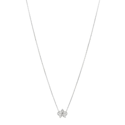 Cartier 18K White Gold Diamond Caresse D'Orchidees Par Cartier Necklace 1 of 5