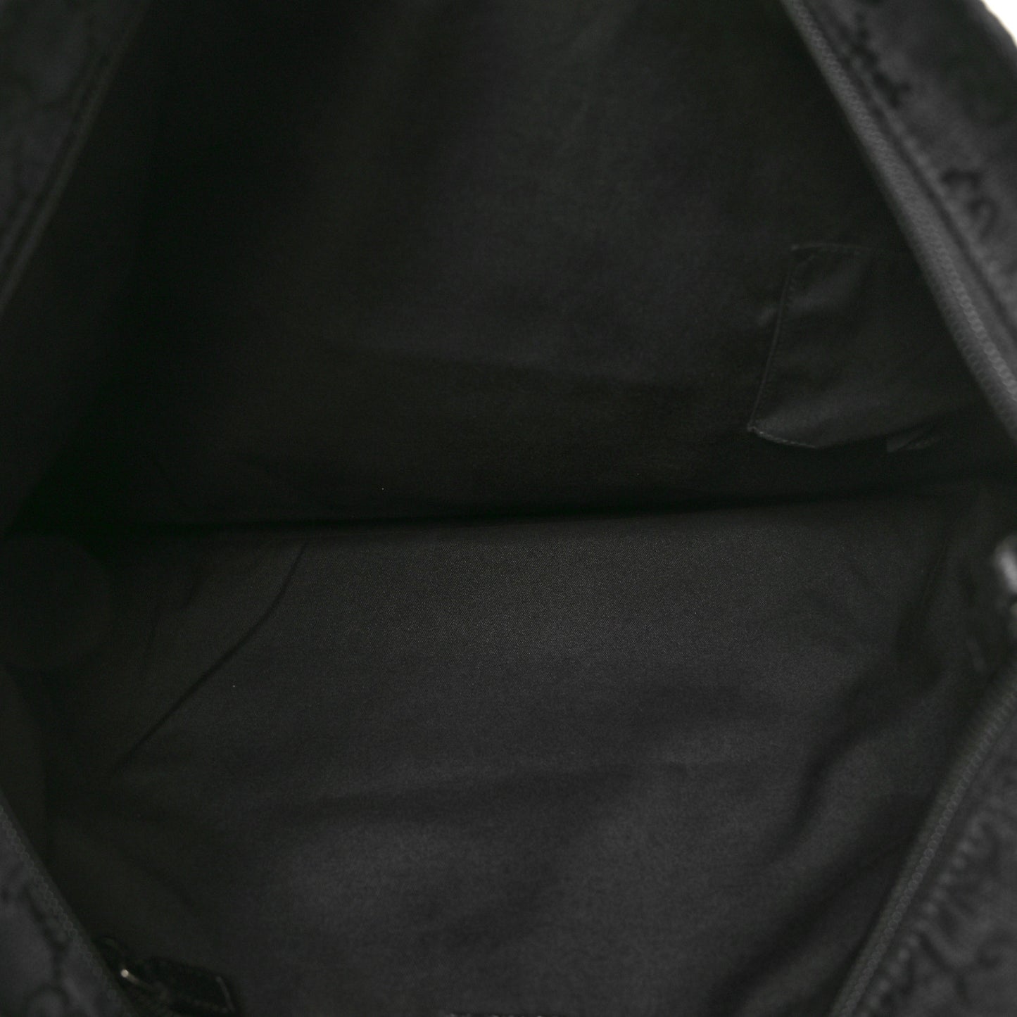 GG Monogram Large Web Handle Vertical Tote Black