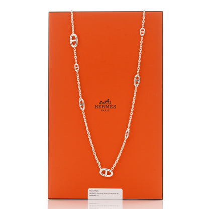 Hermes Sterling Silver Farandole Necklace 120 4 of 4