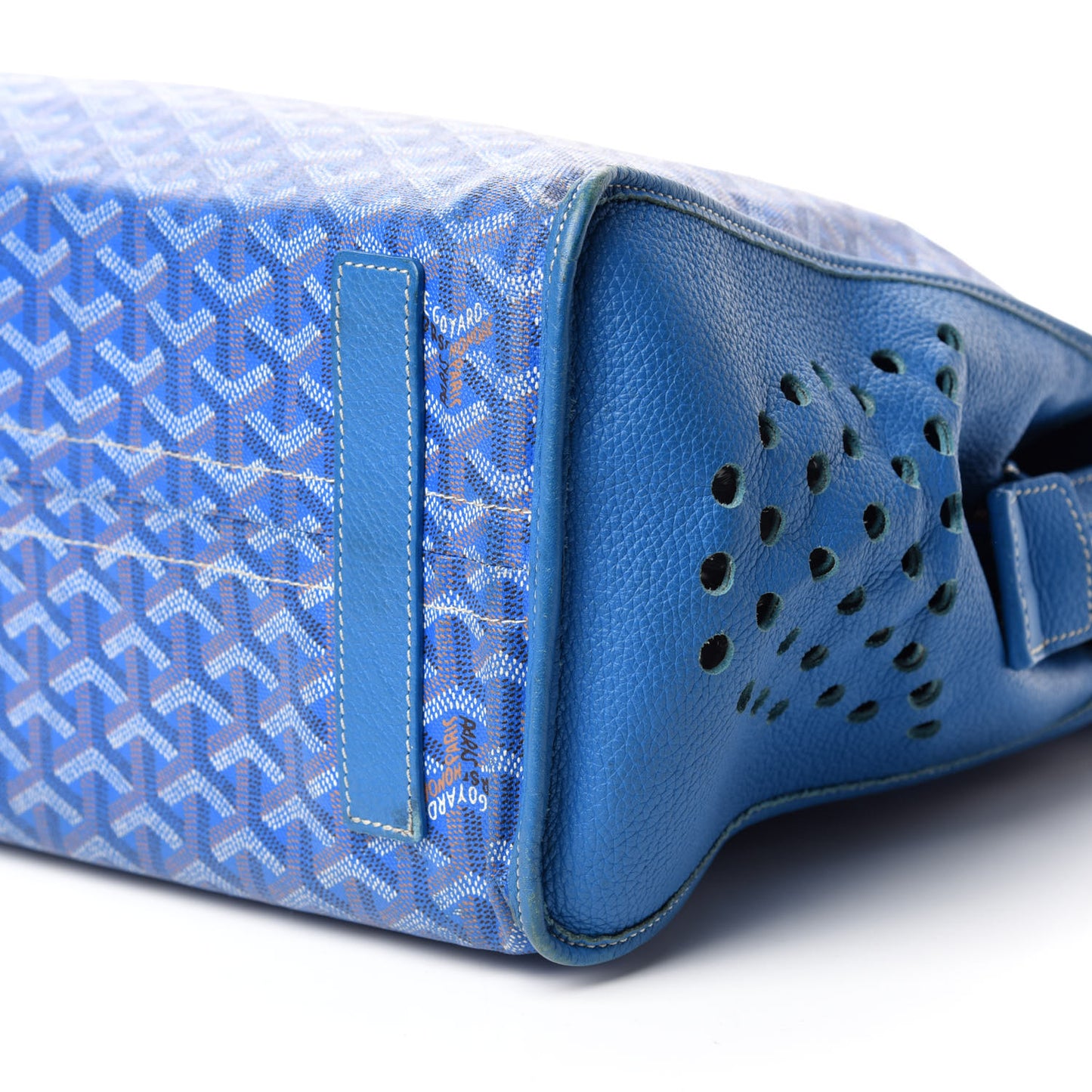 Goyardine Sac Hardy Pet Carrier PM Sky Blue