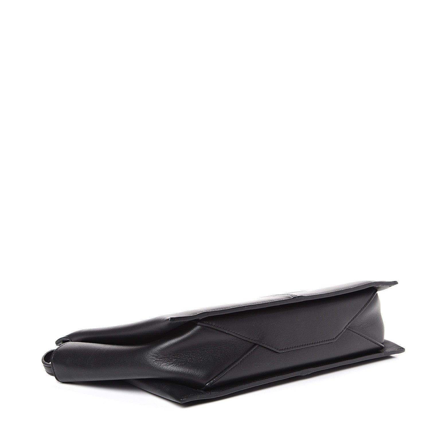 Celine Supple Natural Calfskin Tri-Fold Clutch Black 3 of 13