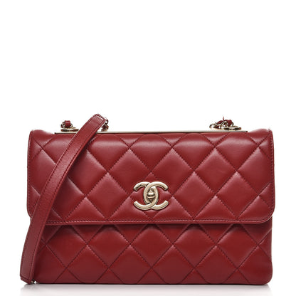 Chanel Lambskin Quilted Medium Trendy CC Flap Red 1 of 9