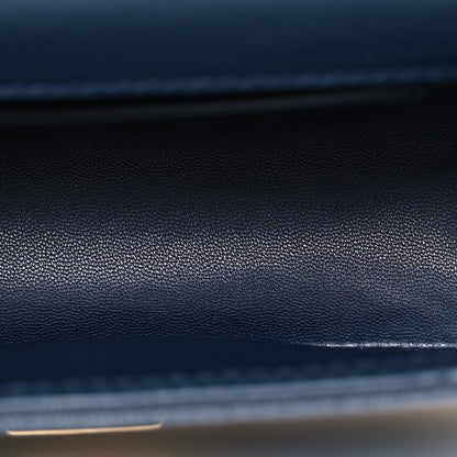 Givenchy x Chito Graffiti Effect Canvas Leather Small 4G Shoulder Bag Steel Blue 5 of 15