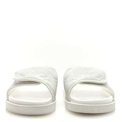 Louis Vuitton Empreinte Mens Miami Mule 11 White 3 of 7
