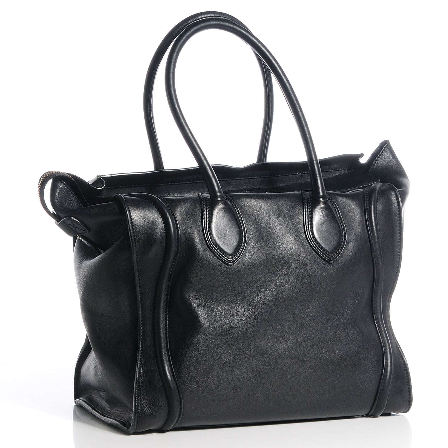 Celine Smooth Calfskin Medium Luggage Black 3 of 9
