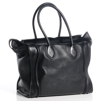 Celine Smooth Calfskin Medium Luggage Black 3 of 9