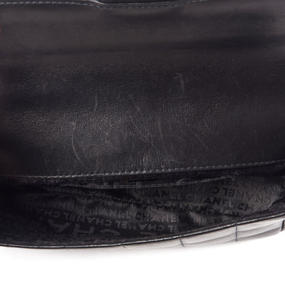 Chanel Lambskin Quilted Mini Chocolate Bar Camellia Flap Black 7 of 10