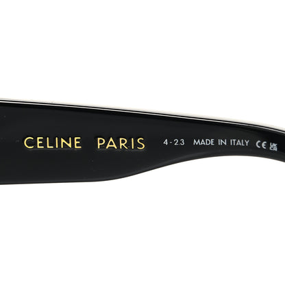 Celine Acetate Round Triomphe Sunglasses CL40271I Black 5 of 7