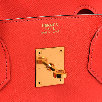 Hermes Epsom BIRKIN 30 Rose Jaipur 6 of 12