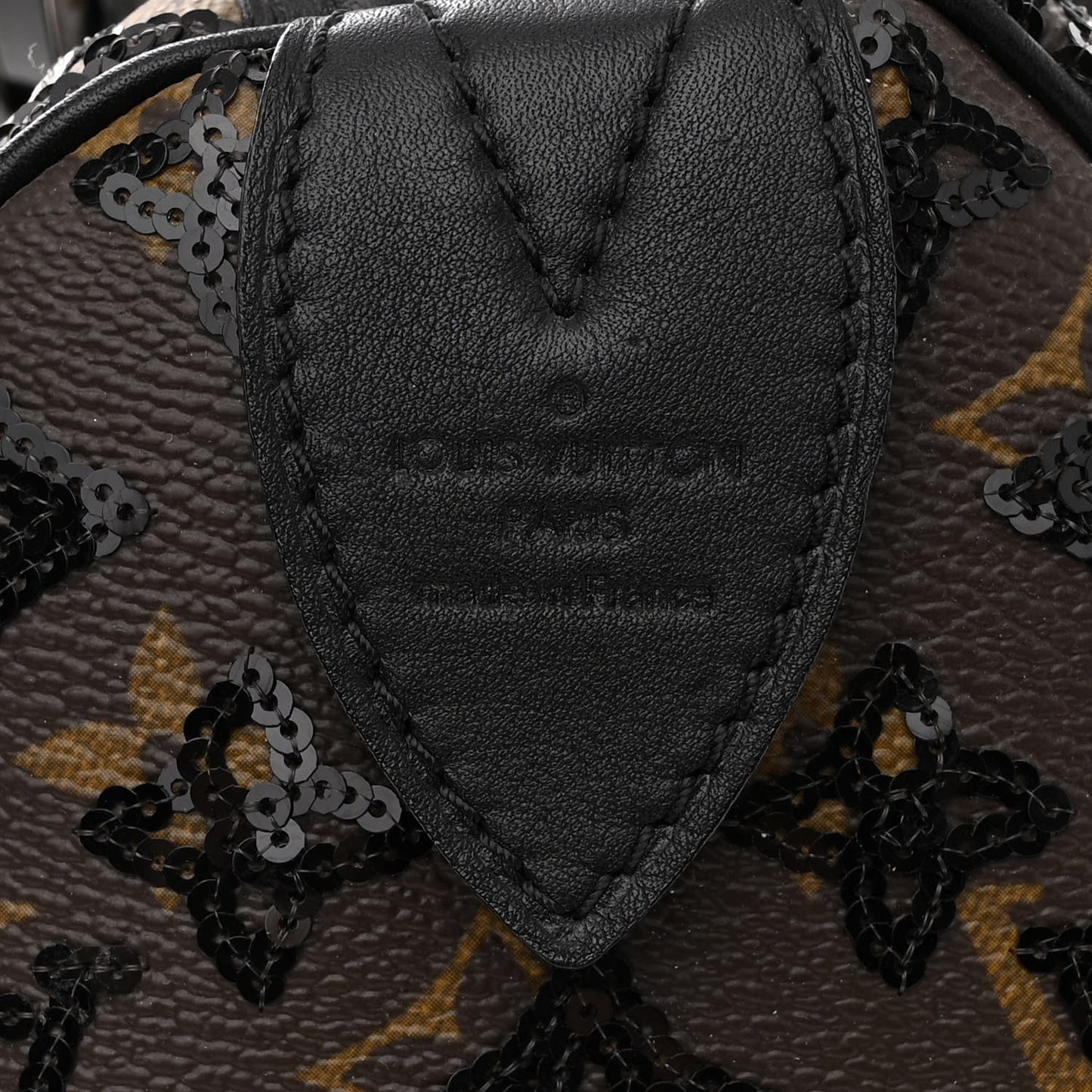Monogram Sequins Eclipse Speedy 28 Black