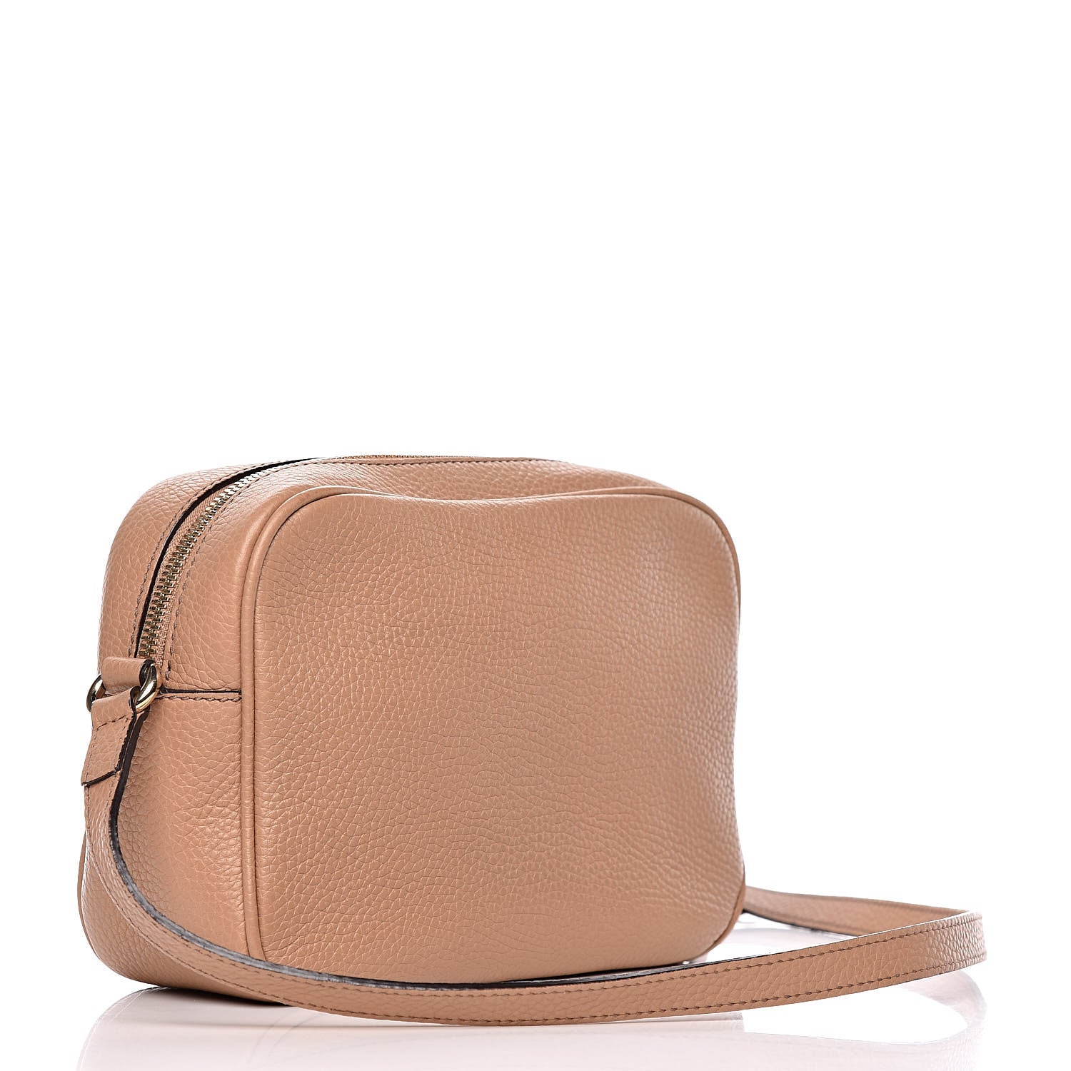 Gucci Pebbled Calfskin Small Soho Disco Bag Rose Beige 3 of 10