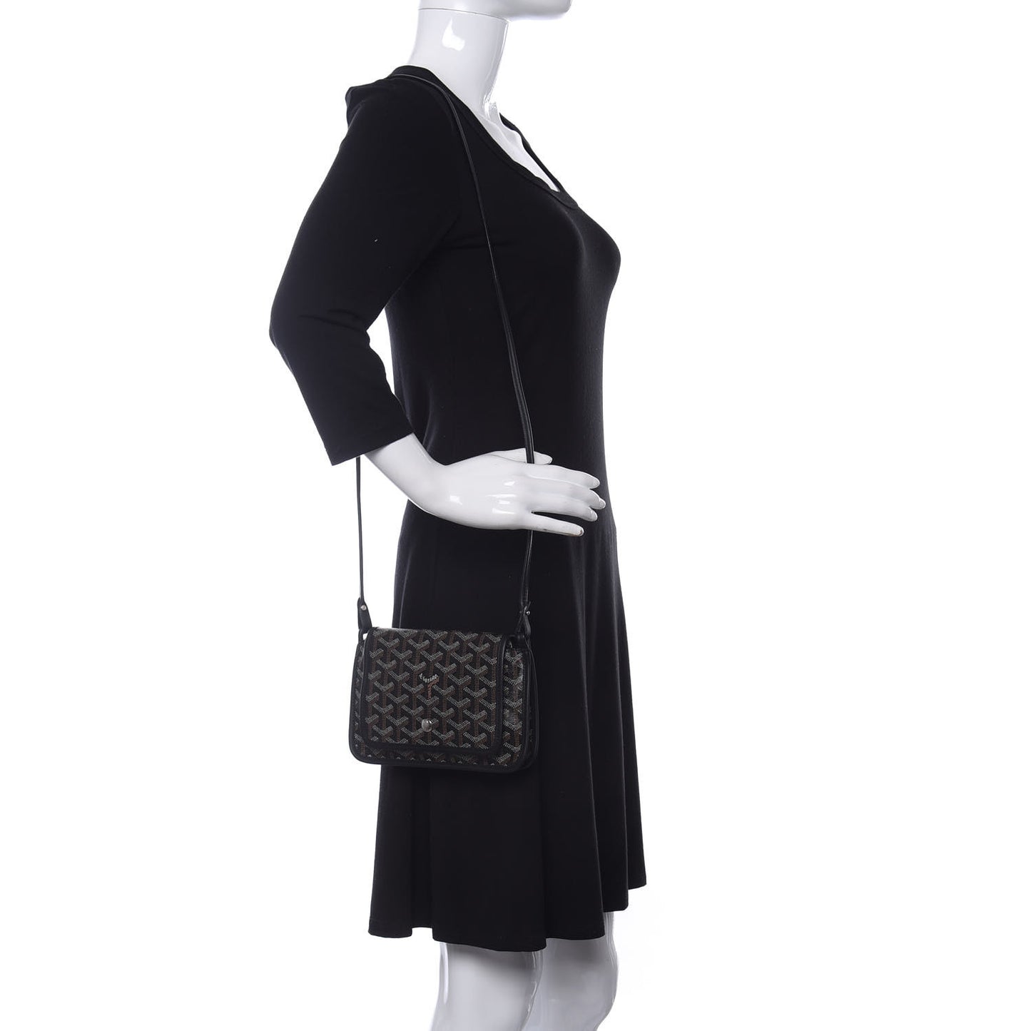 Goyardine Plumet Wallet Clutch Black