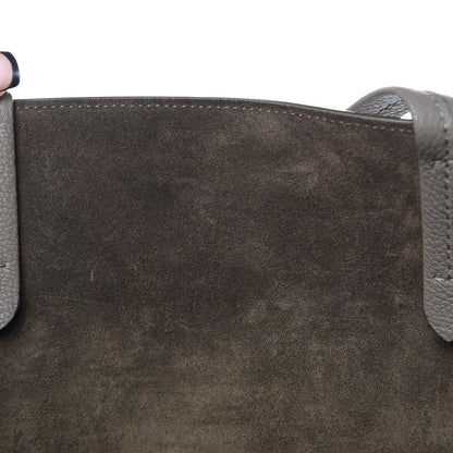 Celine Soft Grained Calfskin Small Belt Cabas Phantom Taupe 11 of 12