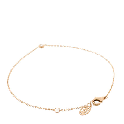 Cartier 18K Pink Gold Diamond XS D'Amour Bracelet 2 of 4