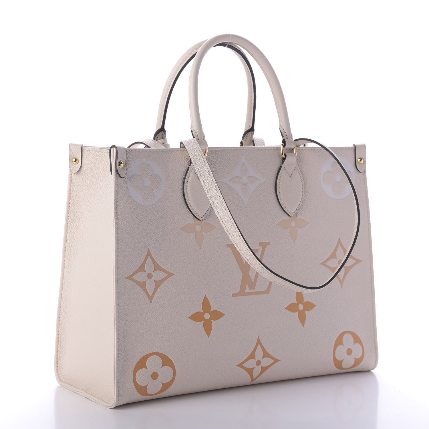 Louis Vuitton Empreinte Monogram Giant By The Pool Onthego MM Cream Saffron 4 of 10