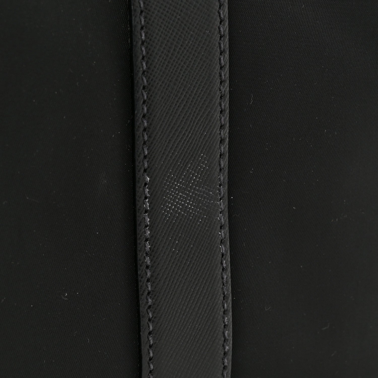 Prada Tessuto Nylon Saffiano Metal Triangle Logo Work Bag Black 12 of 14