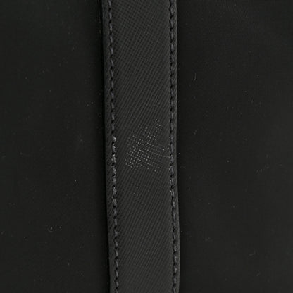 Prada Tessuto Nylon Saffiano Metal Triangle Logo Work Bag Black 12 of 14