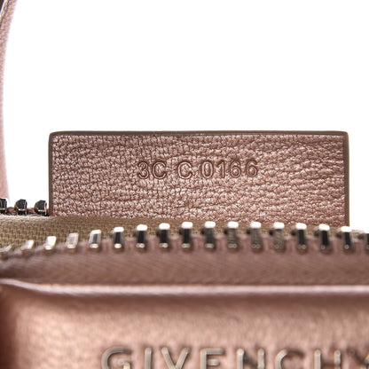 Givenchy Metallic Sugar Goatskin Mini Antigona Light Pink 8 of 9