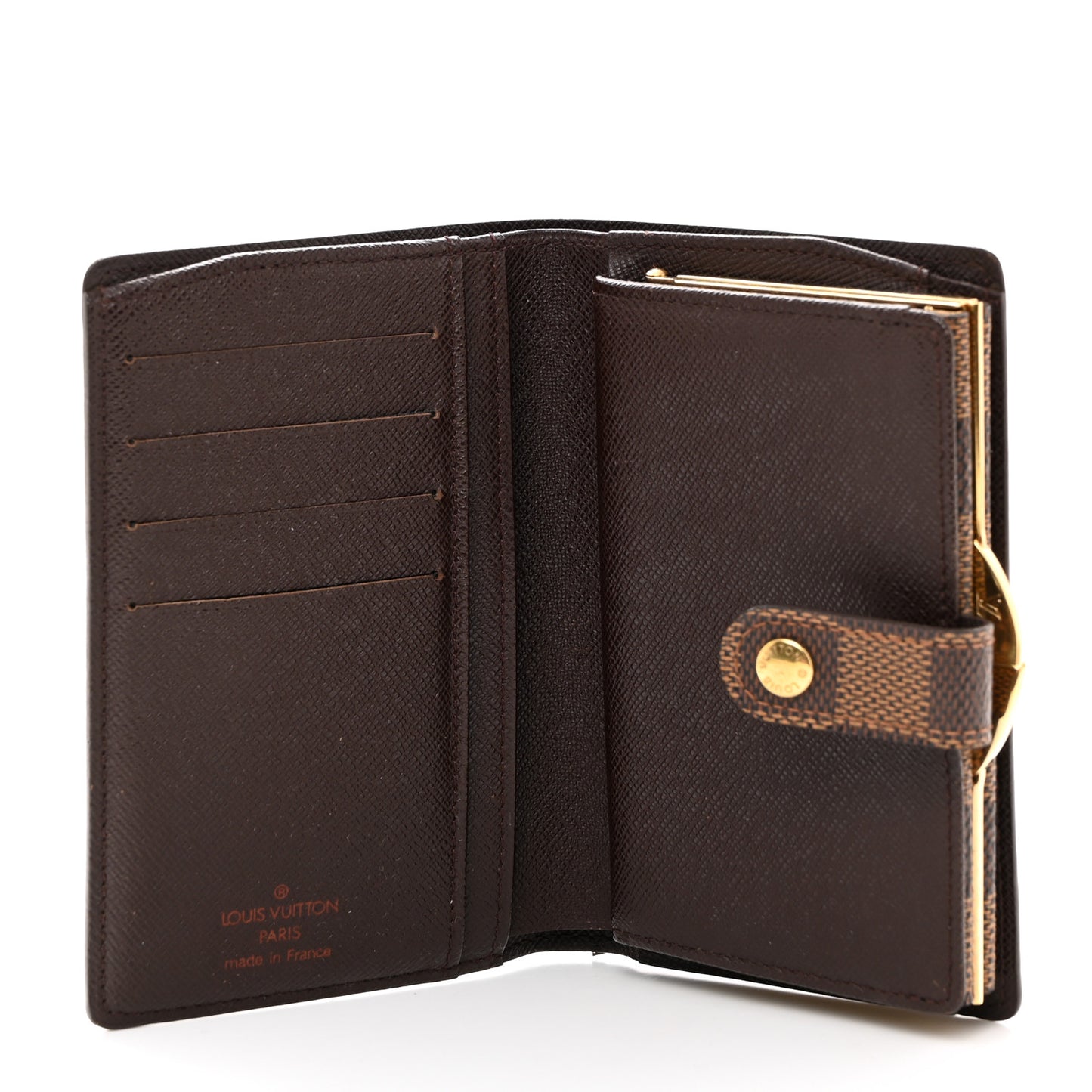 Damier Ebene French Purse Wallet