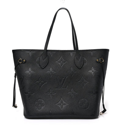 Louis Vuitton Empreinte Monogram Giant Neverfull MM Black 1 of 10