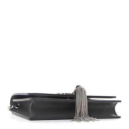 Saint Laurent Smooth Calfskin Classic Monogram Kate Tassel Chain Wallet Asphalt 4 of 11