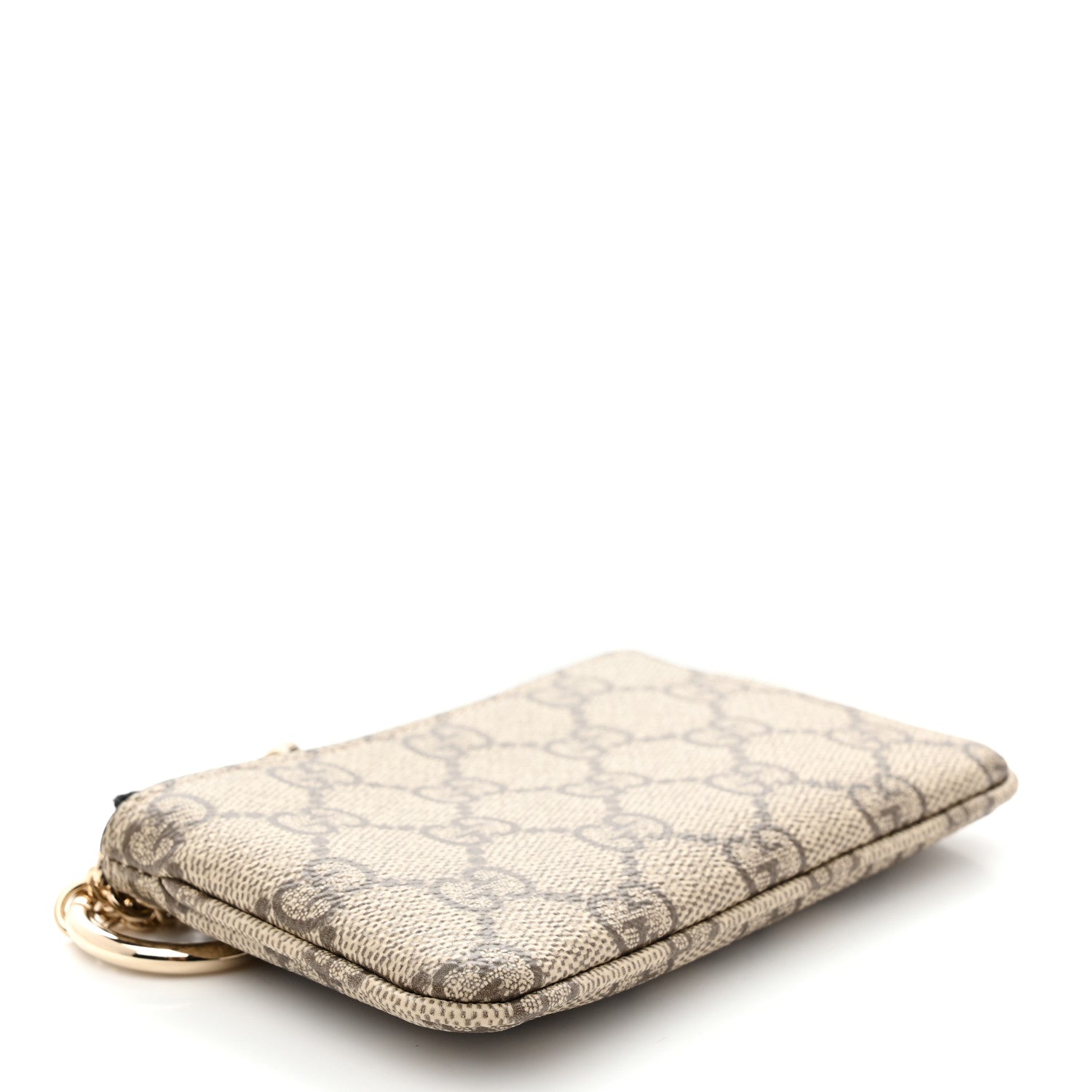 Gucci GG Supreme Monogram Selleria Key Case Brown 4 of 8