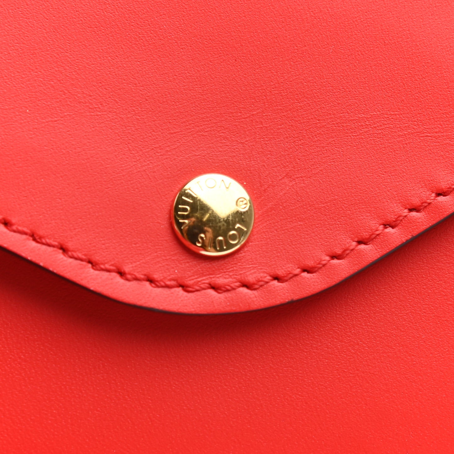 Veau Cachemire Chinese New Year Rat Envelope Pouch Red