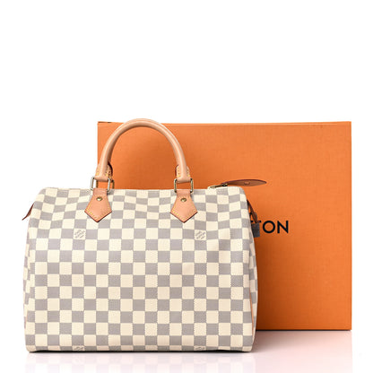 Louis Vuitton Damier Azur Speedy 30 18 of 18