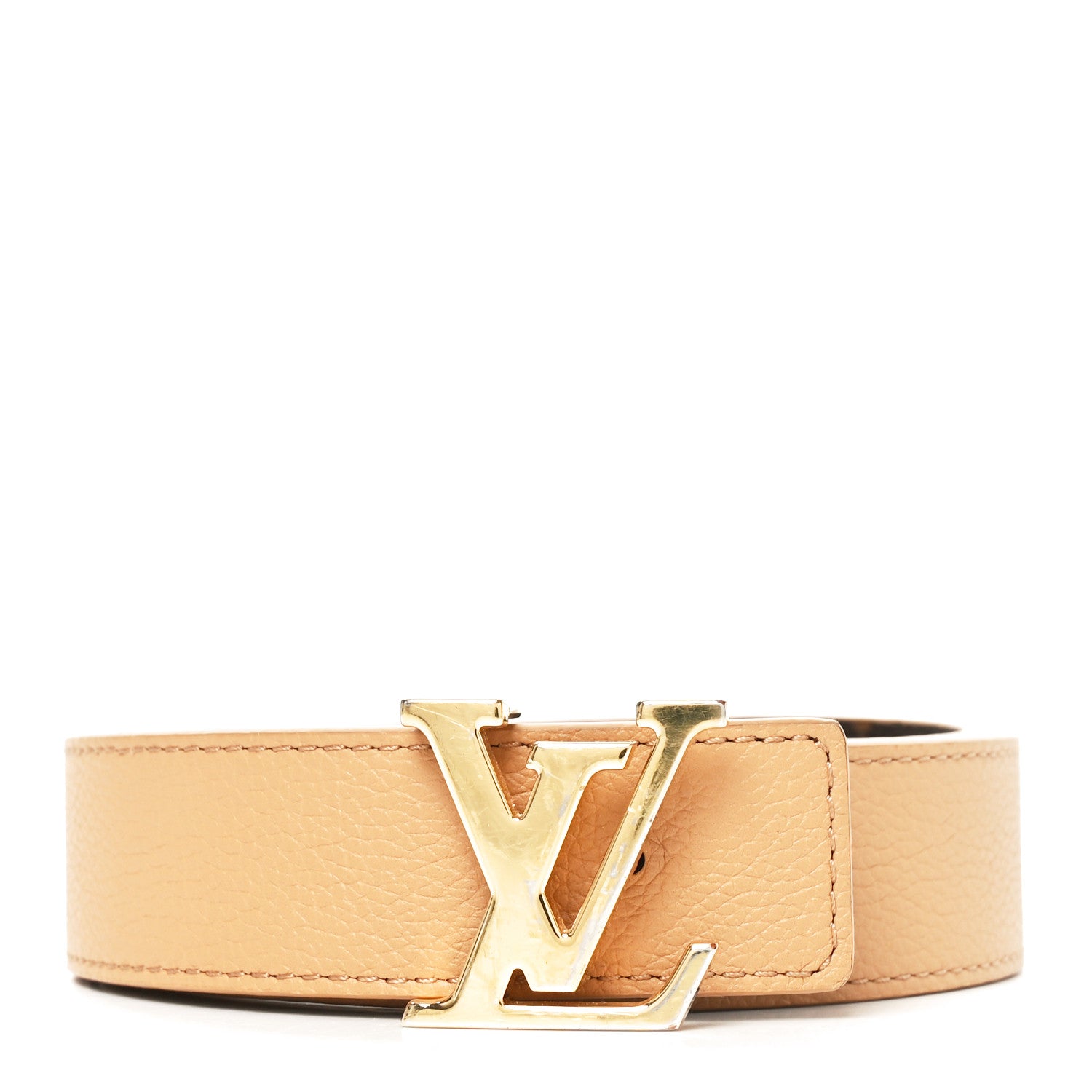 Louis Vuitton Monogram Calfskin 30mm LV Initiales Reversible Belt 80 32 Arizona 4 of 7