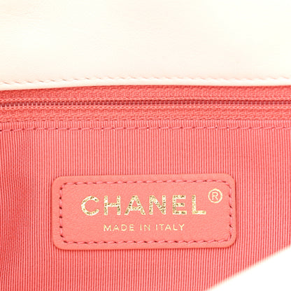 Chanel Lambskin Quilted Small Logo Strap Flap White 6 of 12