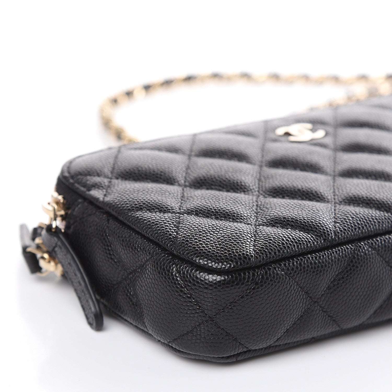 Chanel Caviar Quilted Small Clutch With Chain Black 10 of 13